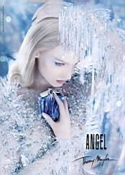 духи Angel Thierry Mugler, рекламный образ аромата Angel фото духов Thierry Mugler,
