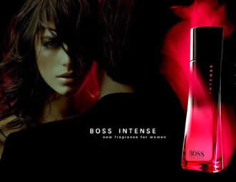 рекламный образ аромата Hugo Boss Intense фото духов Hugo Boss плакат реклама духов 