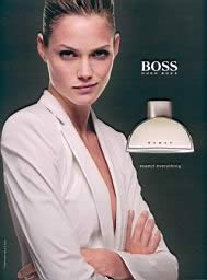  фото духов Hugo Boss Woman, плакат, реклама духов boss woman hugo boss