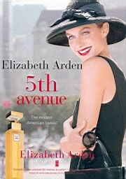 духи 5 avenue рекламный образ аромата  Elizabeth Arden, парфюмерия Elizabeth Arden духи
