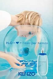 плакат духи кензо кинзо реклама туалетной воды kenso  