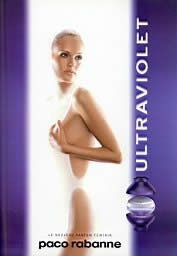 духи туалетная вода Ultraviolet рекламный образ аромата Paco Rabanne